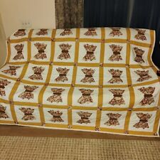 Vintage Handmade Quilt With Normal Vintage Wear picture