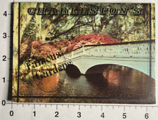 Charleston Famous Gardens South Carolina c1970 Vintage Souvenir Folder Postcard picture