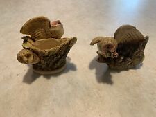Harmony Kingdom Figurines Tender is the Night 1999 Vintage Owls - Lot HH picture
