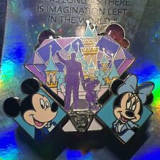 Disney DLR Diamond Decades: Sleeping Beauty Castle Spinner Partners Pin #109874 picture