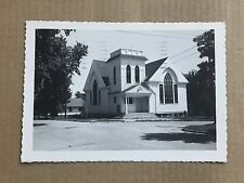 Postcard RPPC Madrid Iowa First Christian Church Posted Woodward IA 1965 picture