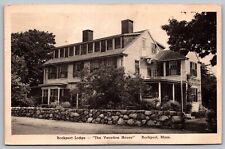 Rockport Lodge Vacation House Mass Ma Massachusetts Postcard picture