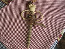 Christmas Primitive Angel Made from Vintage Bed Spindle Handmade Ornament OOAK picture