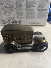 Vintage Metal Car Coin Bank See Photos picture