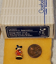 Disney OLSZEWSKI GOEBEL MINIATURES Mickey Mouse Fantasia Sorcerer’s Apprentice picture