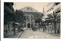 C14029 - an antique postcard - TOULON - Avenue Colbert and the Theatre picture