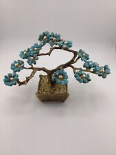 Vintage MCM Swoboda Turquoise and Cultured Pearl Bonsai Tree picture