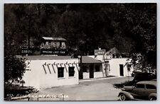 Glenwood Springs Colorado~Hanging Lake Park Cabins~Roadside Cafe~1940s Cars~RPPC picture