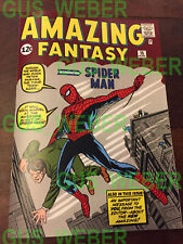Amazing Fantasy  #15 1st spider-man from Argentina, full comic all stories RP picture