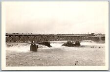 Turners Fall Massachusetts 1950s RPPC Real Photo Postcard Gill Bridge picture