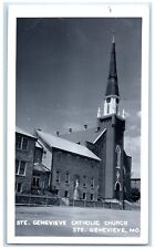 c1950's Ste. Genevieve Catholic Church Ste. Genevieve MO RPPC Photo Postcard picture
