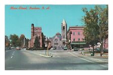 Main Street Nashua New Hampshire Vintage Postcard EB270 picture