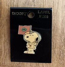 Vintage Peanuts Snoopy Astronaut Lapel Pin picture