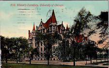 Chicago, IL University of Chicago Women's Dormitory Postcard c. 1912 picture