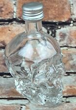 Dan Aykroyds Crystal Head Vodka 50ML Glass Skull Mini Empty Bottle With Cap picture