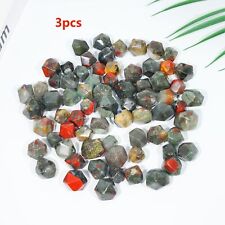 50/100g Natural African Bloodstone Octahedral Craft, Chakra Crystal Gift picture