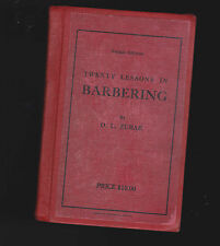 Twenty Lessons in Barbering by OL Zubar HC 1902 Pocket Edition Barber picture