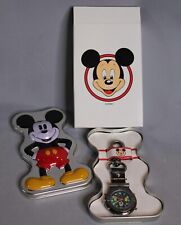 Disney Mickey Mouse Watch - Field Ranger Style Disney Parks 2002 New in Tin Box picture