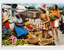Postcard Market Scene, Jamaica picture