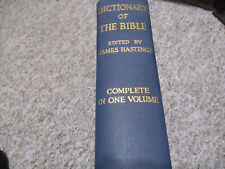 Dictionary of the Bible. Edited by James Hasting. 1943. Complete in One Volume.  picture