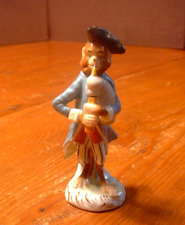 19ThC Alfred Voigt Sitzendorf Bagpipe Player Monkey Band Porcelain Figurine picture