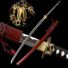 41'' Handmade T10 Steel Sharp Blade Katana Japanese Samurai Functional Sword picture