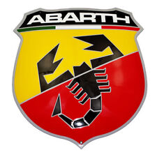 Plaque ABARTH enamel 46x50 cm WARRANTY-10 years emblem sign logo plate picture