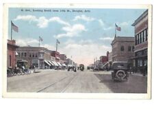 c1910 G Ave Looking South From 10th Street St Douglas Arizona AZ Cars Postcard picture