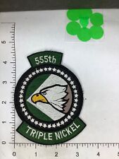 USAF 555TH TRIPLE NICKEL SQUADRON PATCH picture