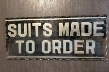 Antique Reverse Glass Sign. Suits Made To Order picture