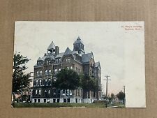 Postcard Saginaw MI Michigan Saint Mary's Hospital Antique 1909 picture