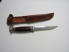 Vintage KABAR 1228 Fixed Blade Knife With Original  Sheath picture