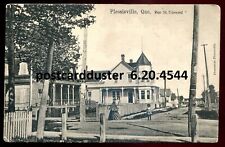 PLESSISVILLE Quebec Postcard 1910s St. Edouard Street by Pharmacy picture