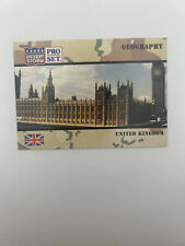 UNITED KINGDOM #62 1991 Pro Set Desert Storm Geography card - NO TRACKING # picture