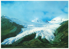 Valdez AK Alaska, Worthington Glacier, Vintage Postcard picture