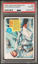 1963 Topps Astronauts # 43 Studying His Maps PSA 6 EX-MINT picture