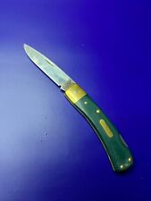 VINTAGE USA Schrade Old Timer 5OT GREEN  Folding Knife picture