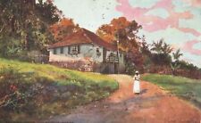 Vintage Postcard 1906 A Jamaican Post Office Dry Harbour Oilette Raphael Tuck picture
