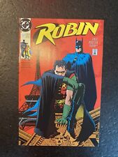 ROBIN #1  SIGNED 3X Dixon, Lyle & Smith VF+ NEAL ADAMS poster BATMAN -U CGC IT picture