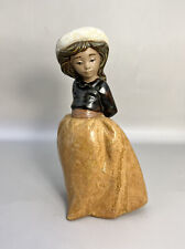 NAO by LLADRO Little Girl on Placid Walk #1039 Ceramic Figurine Spain 6.5