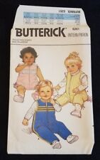 VTG Butterick UNCUT Sewing Pattern 6261 Infant Romper Size XL  picture