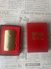 Very Rare Nesor Petite Frank Sinatra THANKS Lighter Gold  Tone W/ Original Box picture