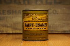 Vintage Pittsburgh Paint Advertising Paint Can Tin Piggy / Savings Bank picture