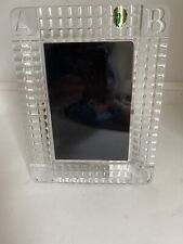 Waterford Crystal ABC Picture Frame 4x6 Baby  W/ Box  Germany NEW picture
