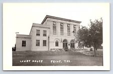 Postcard RPPC Pecos Texas Court House For Reeves County picture