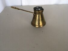 Vintage Sarajevo Art Craft Company Small Brass Turkish Coffee Pot  3.5 Inches picture