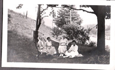 VINTAGE PHOTOGRAPH 1922 WOMEN'S DRESS FASHION ASHFIELD MASSACHUSETTS OLD PHOTO picture