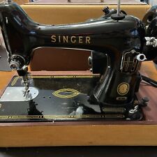 1956 SINGER  99K Portable Sewing Machine -Case-Pedal Light Great Britain picture