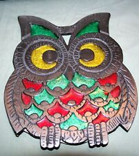 Owl Trivet 5 3/4