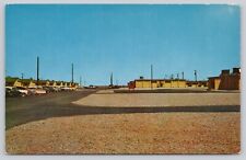 Vintage Postcard View Past The Consolidated Mess Hall & Post Exchange El Paso Tx picture